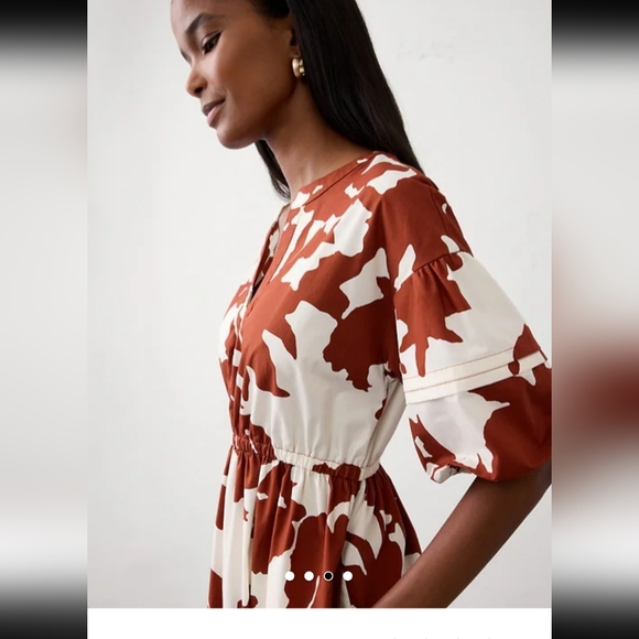 NWT Banana Republic Tiered Midi Dress Sz XXL - Picture 3 of 10